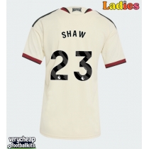 Manchester United Luke Shaw #23 Replica Third Shirt Ladies 2026-27 Short Sleeve